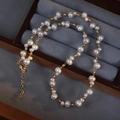 Gold Metal Beads Pearl Splicing