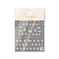 Pegatinas de uñas finas y flexibles con diseños de tulipanes rosas y hojas verdes - Estilo Tulipán Pintado a Mano (to1500)