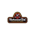 Pin's en émail Mechanical Rat avec chapeau rouge et cadre doré sur fond blanc - Style de Rat Mécanique (QHXZ3317)