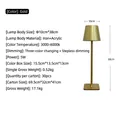 Gold - Adjustable Height - Multicolor Stepless Dimming