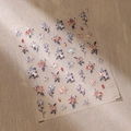 Stickers ongles 3D TL-183 avec lys roses, finition laser et perles miniatures - Style Perle de Lys Rose Bleu (TL-183)
