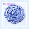 Detailed view of glossy Blue Enchantress silk flower for DIY crafts and accessories - 100 g / Blue Enchantress