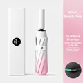 Automatic 24-rib umbrella with peach pink gradient canopy and white gift box - White Peach Pink (12-Ribs)