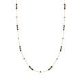 Collana vintage in vetro turchese e bordeaux con finiture in titanio dorato - Collana di Perline Fatta a Mano (XL478)