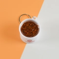 Miniature mixed grain porridge model keychain with white bowl and red graphics - Barrel Diameter 4cm / Red Rice Porridge
