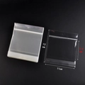 Clear self-sealing plastic jewelry bag in 11cm x 13cm size for storage and packing - 11*10+3 (Transparent) / 100 Pcs/Pack