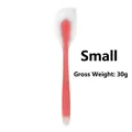 Small red and translucent silicone spatula for baking and mixing, 30g lightweight size - Semi-Transparent Small Spatula / Red
