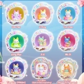 Nine-tailed fox blind box series featuring nine colorful desktop cartoon figurines - -430 Flower Collection Nine-tailed Fox Box 6 / Full Box Set