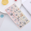 Cartoon panda puffy stickers for children in clear packaging with various poses - Panda Series