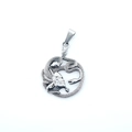 Retro Medusa face pendant necklace made of vintage silver-tone titanium steel - Pendant Only (No Chain)