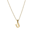 Buchstabe U Gold