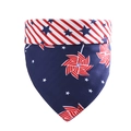 Patriotic USA flag pet bandana with stars and stripes for Independence Day - Reversible Pattern (New Style 9)