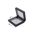 9x9cm zwarte PE-film sieraden displaybox voor anti-oxidatie kettingopslag en weergave - Middelgrote sieraden opbergdoos 9x9cm