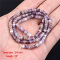 Purple amethyst abacus beads strands 2x4mm size for DIY jewelry making 15 inch length - 15 Inches/Strand / 4x2mm Wheel Bead