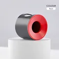 Modern red and grey air cushion brush with magnetic nozzle in a sleek cylindrical design - Base Holder / Red