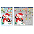 Autocollants de Noël pour fenêtres avec bonhomme de neige flocons et boîtes cadeaux - BQ136 Bonhomme de Neige & Décorations