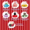 Cute animal crystal stone diffuser set featuring 7 colorful cartoon characters - Xh1124 Cute Healing Crystal Set 6 / Random One