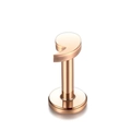 Anello labiale minimalista a forma di virgola in finitura oro rosa - Oro rosa