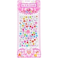 Star and round colorful acrylic crystal gemstone stickers with pink dream theme packaging - Star Mini Colorful Gems / 8.5×21cm