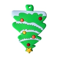 Funny Christmas tree baby silicone pacifier teether toy with colorful ornaments and star - Christmas Tree Teether