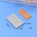 Stampo in silicone rettangolare per pasta di zucchero con scritte cinesi Jinbang per dolci - Stampo con Caratteri Jinbang
