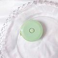 Mini cinta métrica retráctil verde menta para medidas corporales y de costura - Verde (Sin decoración)