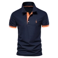 Navy Blue and Orange