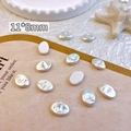 Primer plano de perlas barrocas de 11x8mm para decoración de uñas en tarjeta vintage - Color Mezclado (11*8mm)