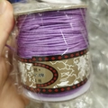 Roll of purple waxed cord for DIY jewelry making and handmade bracelet weaving - 1.0MM A-Line Large Roll / Light Purple