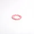 Coletero rosa con diseño fruncido minimalista y acabado elástico de alta calidad - Rosa