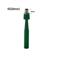 Sterile disposable biopsy punch with 8mm green handle and precision steel head - 0G(8mm)