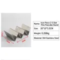 304 stainless steel taco holder rack in W-shape design, measuring 20x10x5.5cm - 20x10x5.5cm (2-3 Slots Iron Plate Style)