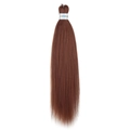 Extension de cheveux Easy Braid 26 pouces brun rouge pré-étirée, texture lisse - Brun Cuivré (FR 30#)