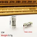 Retro Tibetan silver cylindrical bead, 4x11mm spacer with relief for DIY jewelry - 13# (11mm x 4mm, Hole 1.2mm)