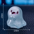 Luminous blue ghost miniature figurine for landscape decoration, 2.9cm size - Style 6 Monster Ghost