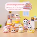 Cat theme collectible blind box figurine set with sweet dessert designs and resin finish - -375 Sweet Floss Cat Set 6 / Full Box Set