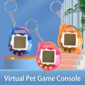 Mini electronic pet game machines in blue pink and orange transparent egg shells - Retro/Random Color