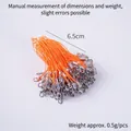 Laccetto arancione per telefono 6,5 cm con chiusura a moschettone argento e cordino intrecciato - Cinghie Arancioni Per Cellulare - 1 Dozzina (100 Cinghie)