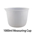 Translucent 1000ml silicone measuring cup with 11.5cm height and pour spout for DIY resin - 1000ml Measuring Cup