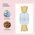 Blue candy-shaped fragrance mist CD012 with blackberry and sandalwood scents - CD012 SUMMER/200ml