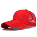 Verstelbaar / Half Mesh Pet Stijl / Rood