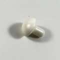 Miniature white mushroom-shaped decorative foam prop accessory with a smooth finish - Mini White Mushroom