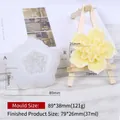 Azalea flower silicone candle mold set 89x38mm for handmade 3D floral resin crafts - Azalea ZW-298