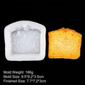 Silikonform für Toastbrot mit gelbem Musterbeispiel auf schwarzem Hintergrund - 3#B366 Stil / Transparent