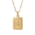 Style Lettre G Dorée (G)