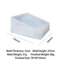 Διαφανές καλούπι σιλικόνης για DIY πέτρες ρητίνης με συγκεκριμένες διαστάσεις - Στυλ 04