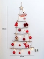 Albero di Natale da parete fai-da-te in rami naturali con calde luci a LED - Stile B Pacchetto