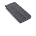 Bandeau en tricot côtelé gris foncé pour le sport et le maquillage, texture douce - Gris clair
