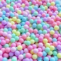 Mix van mat gekleurde macaron kralen voor DIY decoratie van telefoonhoesjes en knutselen - Gemengde Kleur Geen Gat Matte Kralen / 50 stuks 8mm