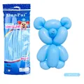 100 Stück matt-hellblaue Modellierballons für professionelle Ballontiere und Figuren - 100 Stk/Packung / Matt Hellblau